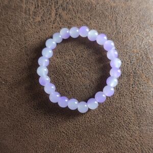 2$ Add On⭐ Purple/White Colorful Natural Stone Bracelet